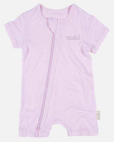 Toshi Dreamtime Organic Onesie Short Sleeve - Lavender
