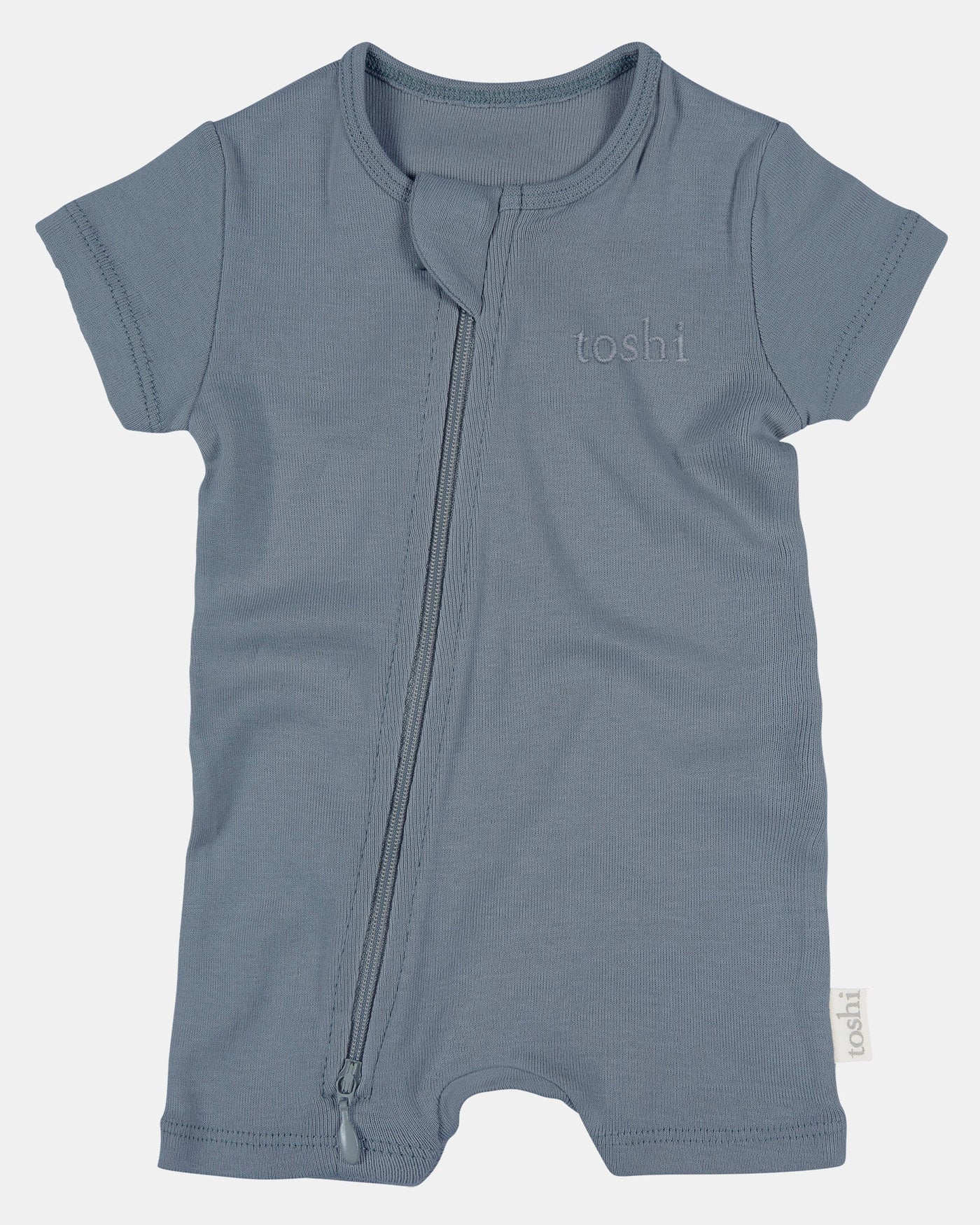 Toshi Dreamtime Organic Onesie Short Sleeve - Moonlight