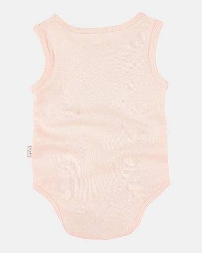 Toshi Dreamtime Organic Onesie Singlet - Blush