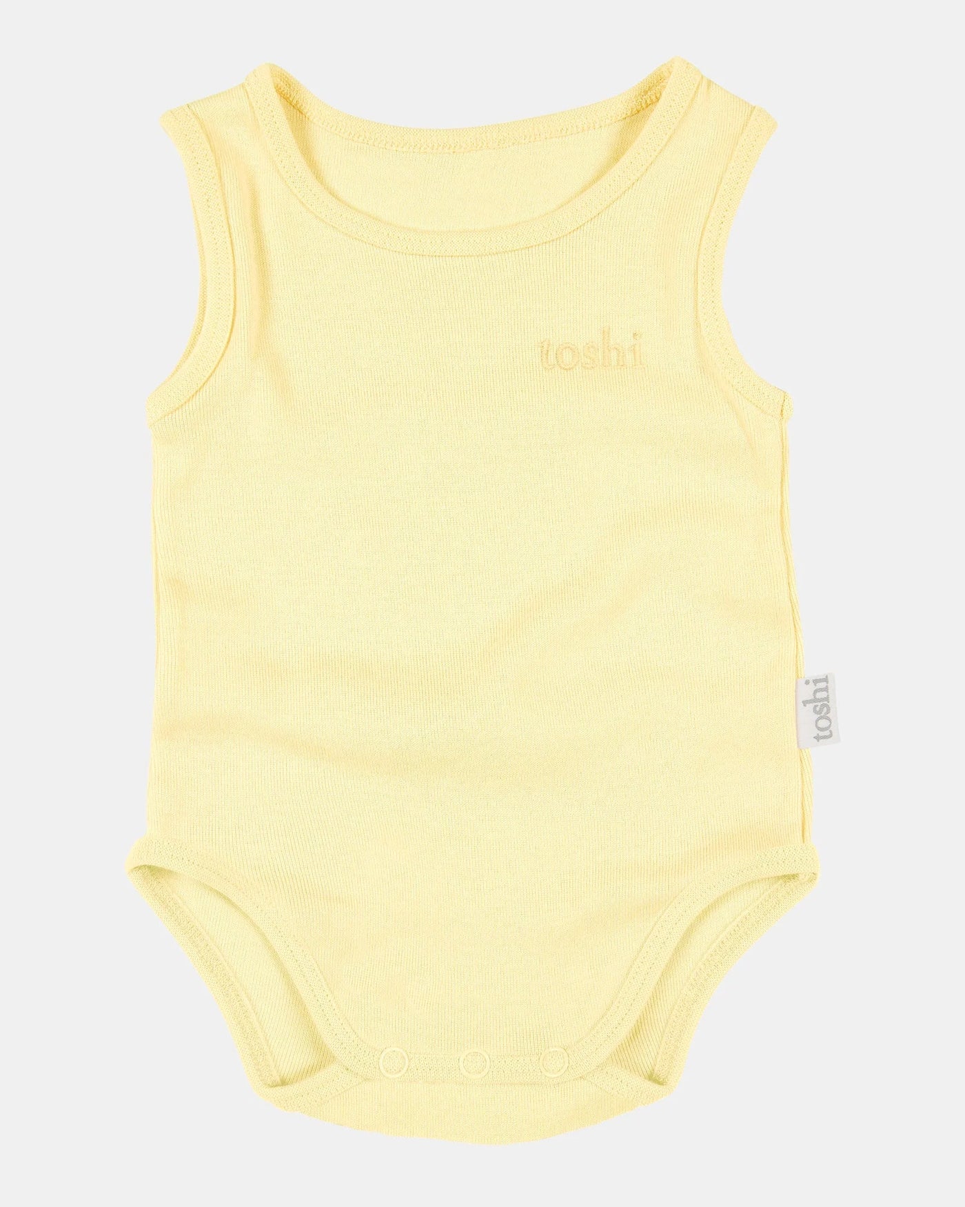 Toshi Dreamtime Organic Onesie Singlet - Buttercup