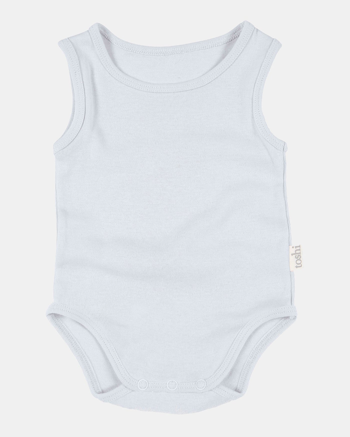 Toshi Dreamtime Organic Onesie Singlet - Sky