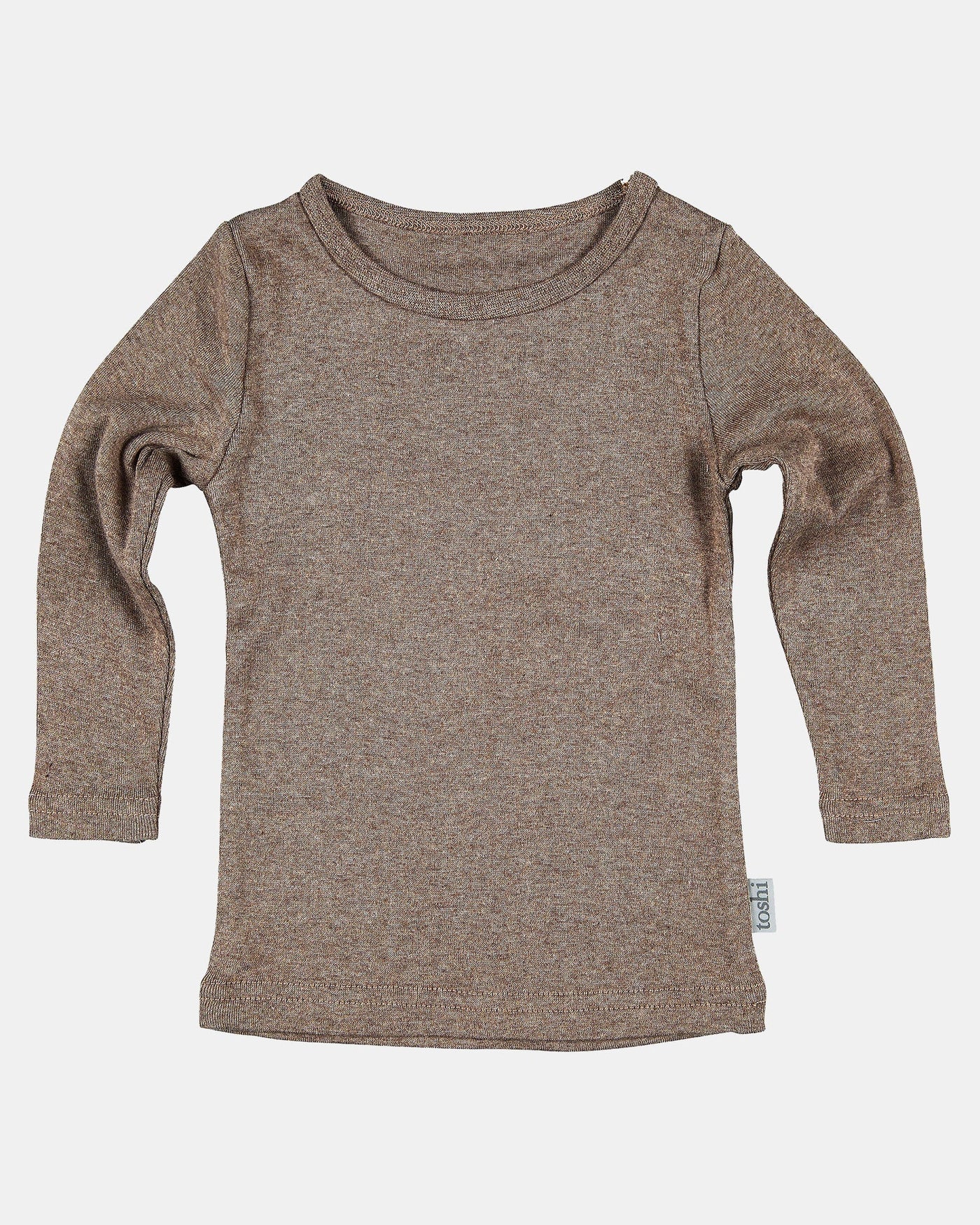 Toshi Dreamtime Organic Tee Long Sleeve - Cocoa