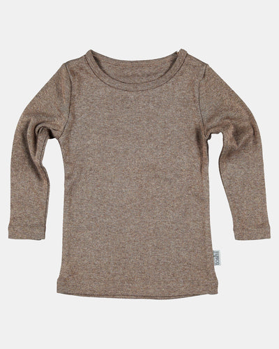 Toshi Dreamtime Organic Tee Long Sleeve - Cocoa