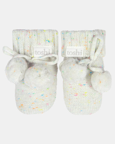 Toshi Organic Booties Marley - Snowflake