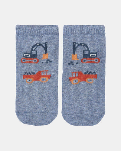 Toshi Organic Socks Ankle Jacquard - Big Diggers