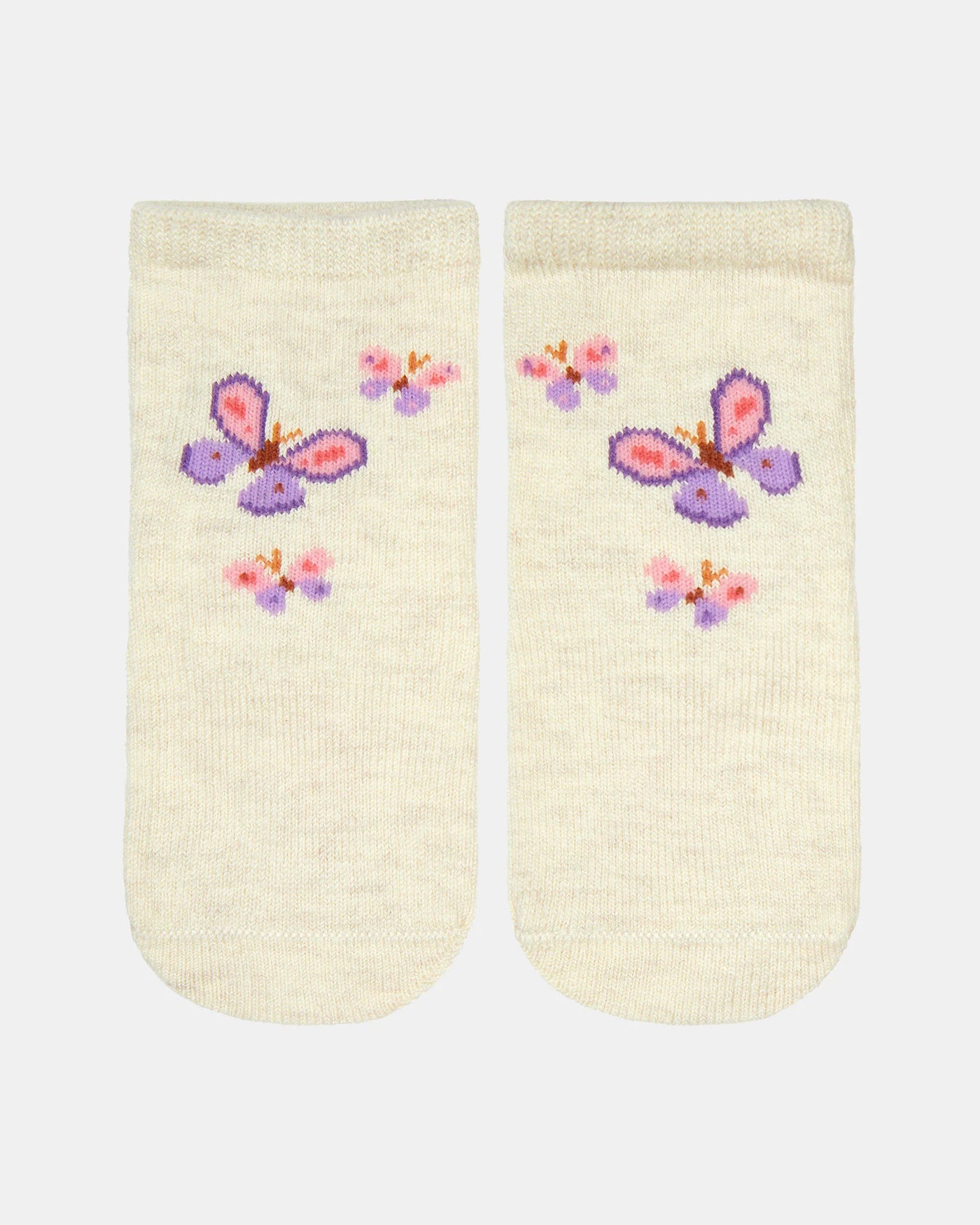 Toshi Organic Socks Ankle Jacquard - Butterfly Bliss