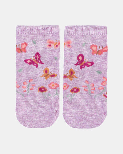 Toshi Organic Baby Socks Jacquard - Lavandula
