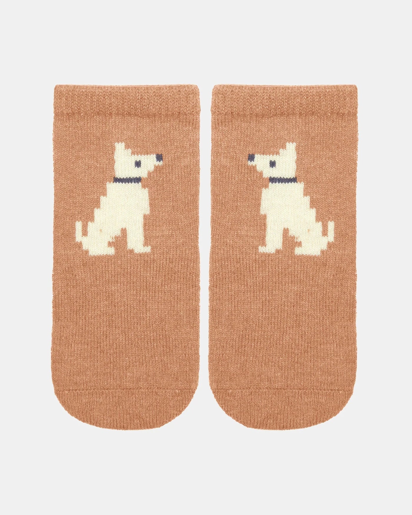 toshi organic baby socks jacquard - puppy