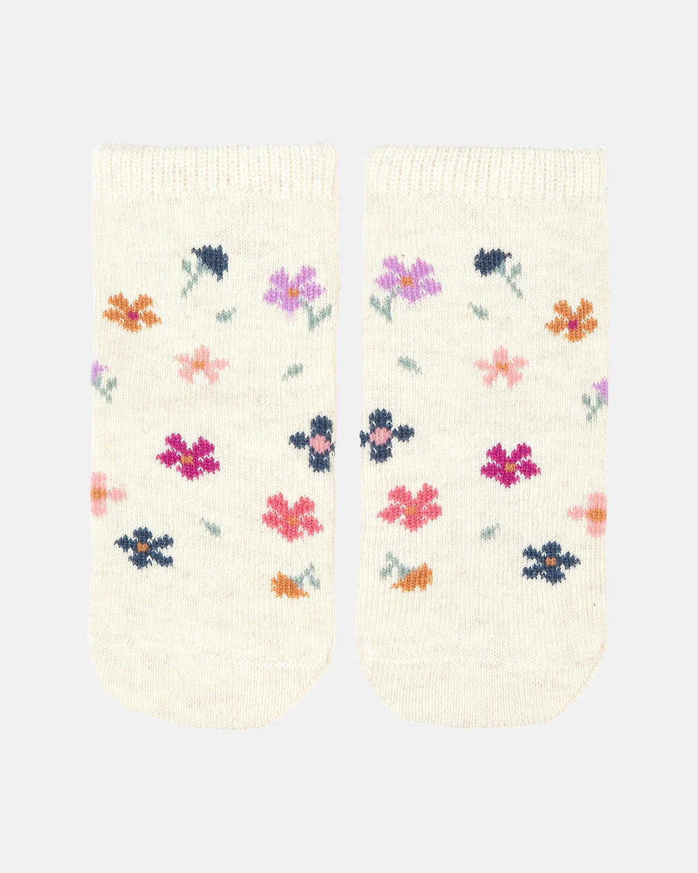 Toshi Organic Baby Socks Jacquard - Wild Flowers