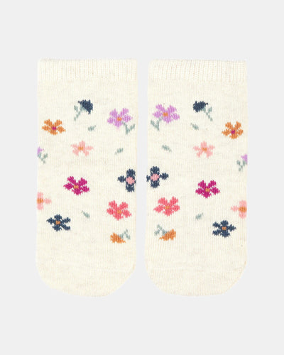 Toshi Organic Baby Socks Jacquard - Wild Flowers