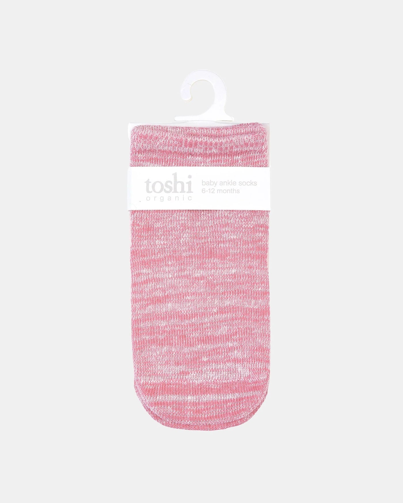 toshi organic socks ankle marle - blossom