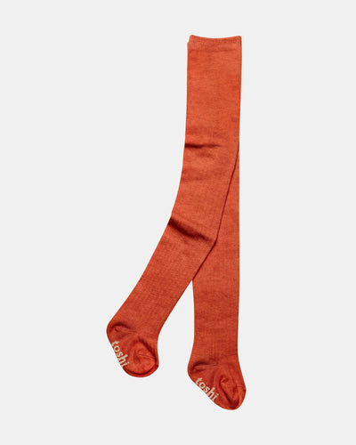 Toshi Organic Footed Dreamtime Tights - Saffron
