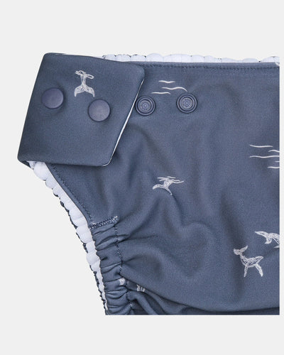 Toshi Swim Baby Nappy Classic - Whales