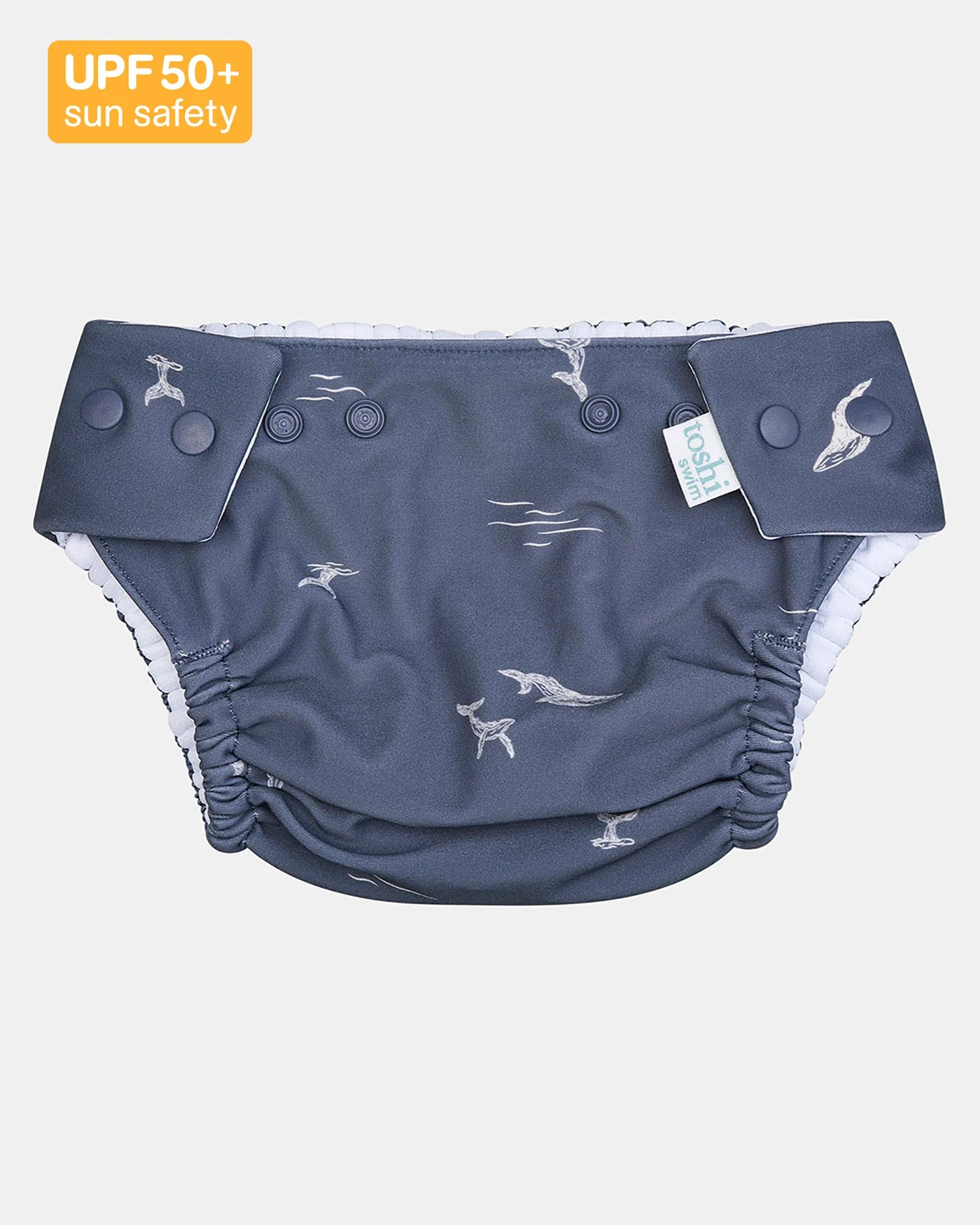 Toshi Swim Baby Nappy Classic - Whales
