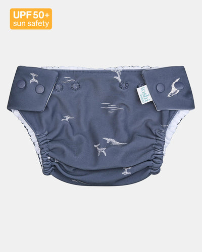 Toshi Swim Baby Nappy Classic - Whales