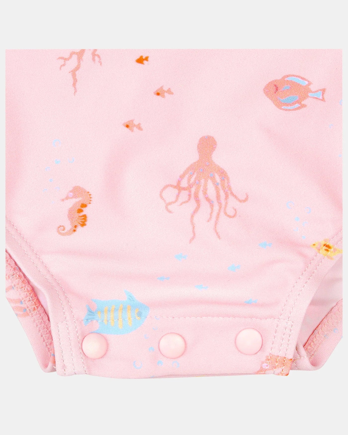 Toshi Swim Baby Onesie Long Sleeve Classic - Coral