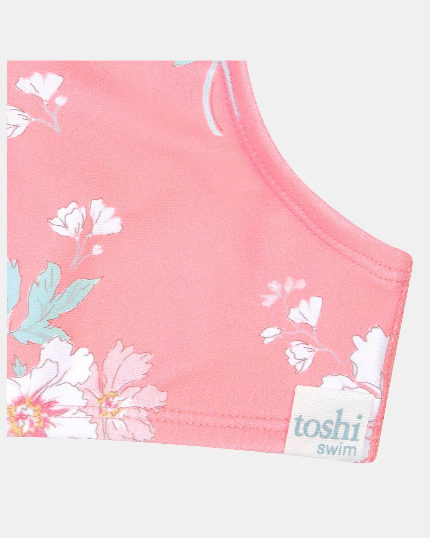 Toshi Swim Kids Crop Top Classic - Scarlet