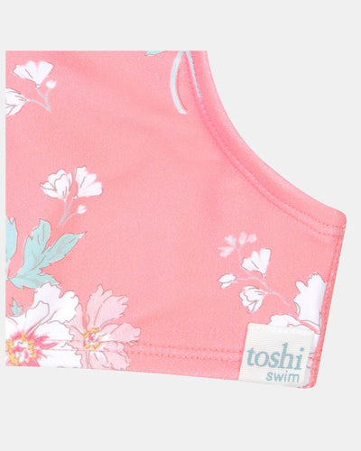 Toshi Swim Kids Crop Top Classic - Scarlet