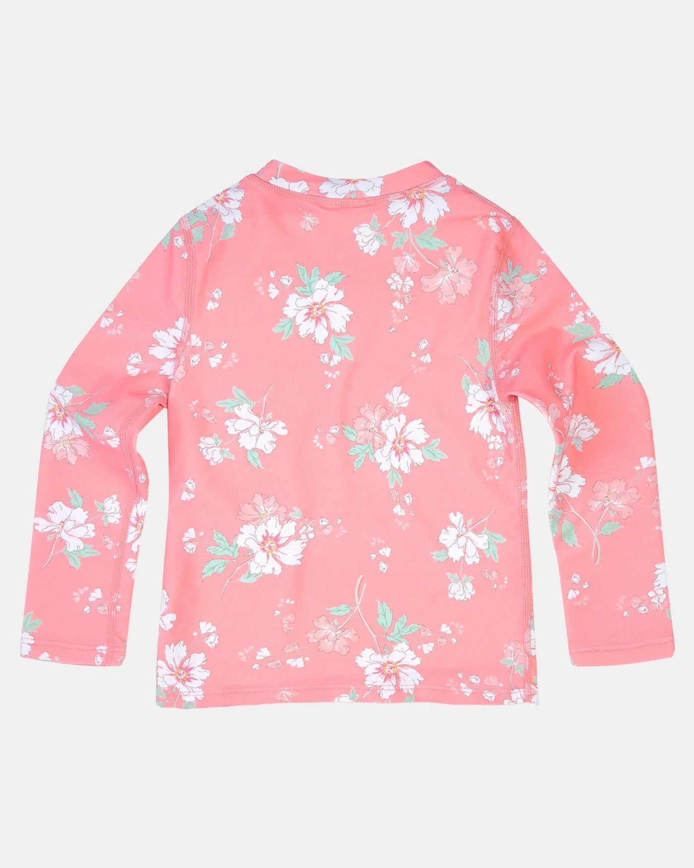 Toshi Swim Kids Rashie Long Sleeve Full Zip Classic - Scarlet