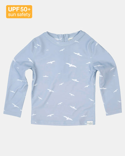 Toshi Swim Kids Rashie Long Sleeve Half Zip Classic - Coogee