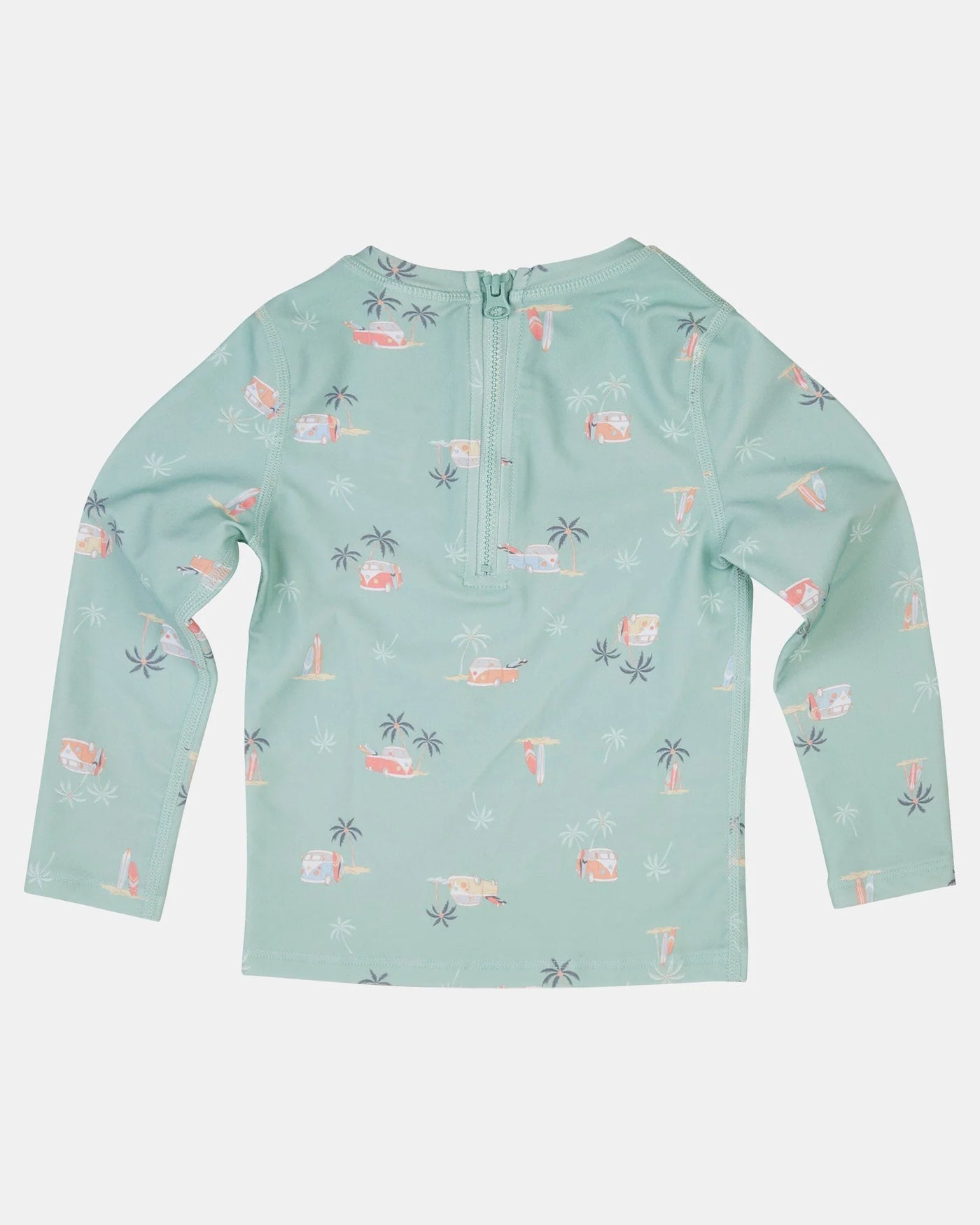 Toshi Swim Kids Rashie Long Sleeve Half Zip Classic - Uluwatu
