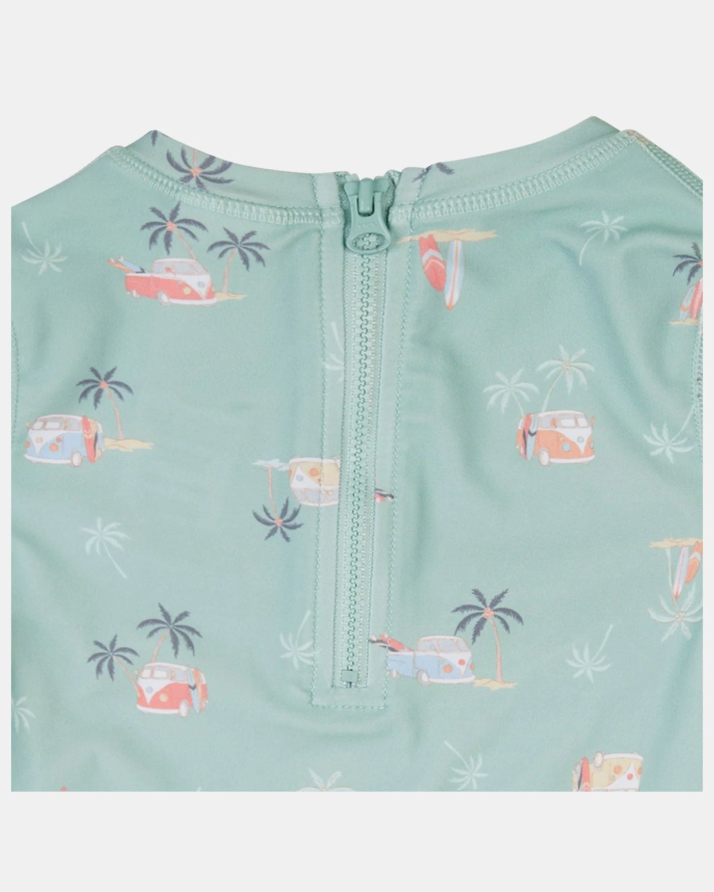 Toshi Swim Kids Rashie Long Sleeve Half Zip Classic - Uluwatu