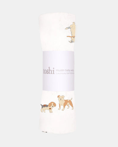 Toshi Wrap Muslin Classic - Puppy Love