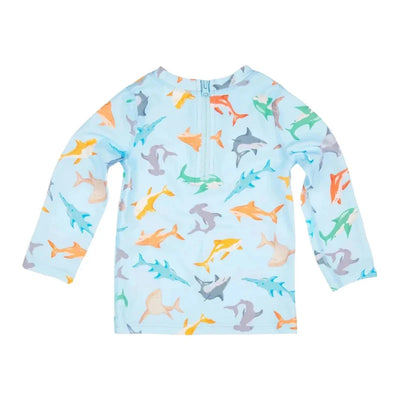 Toshi Swim Baby Rashie Long Sleeve Classic - Sharky
