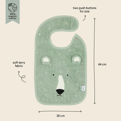 Trixie Bib - Mr. Polar Bear