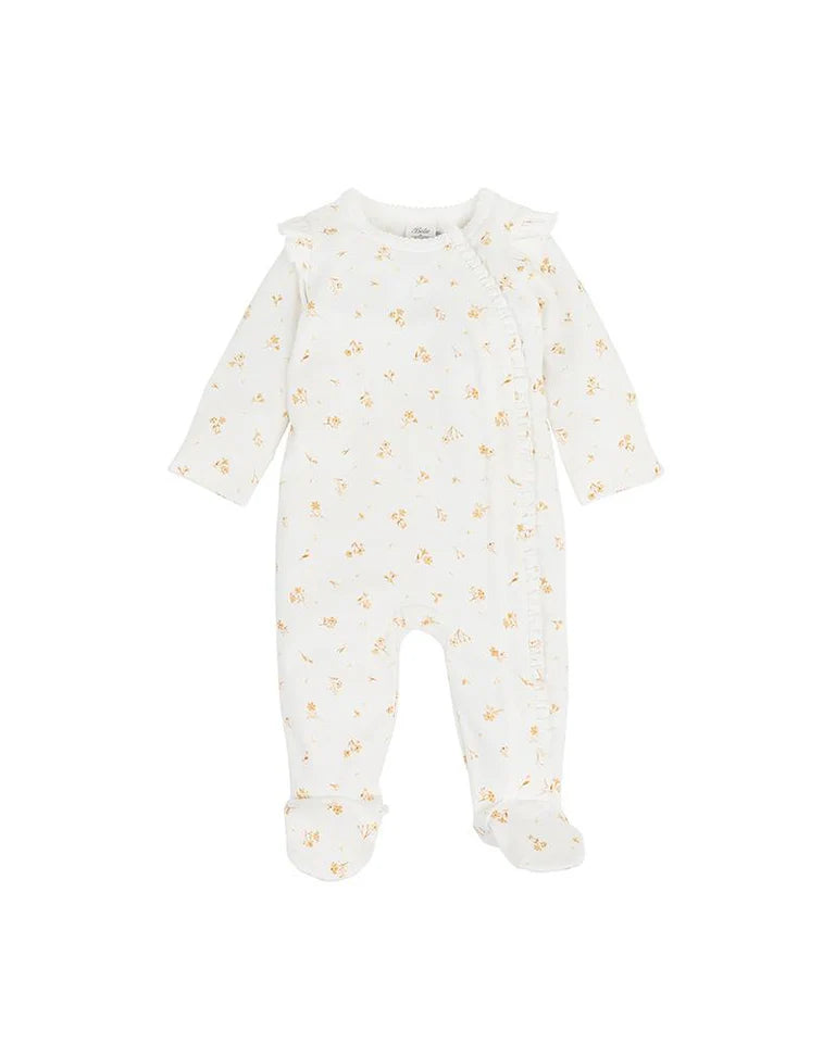Bebe By Minihaha Bailey Floral Print Long Sleeve Zip Onesie - Bailey Print