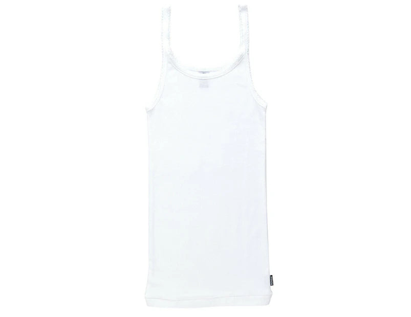 Bonds Girls Teena Singlet 1 Pack - White