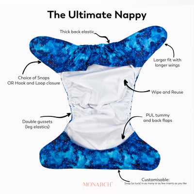 Monarch Ultimate Swim Nappy With Snaps - You Jelly