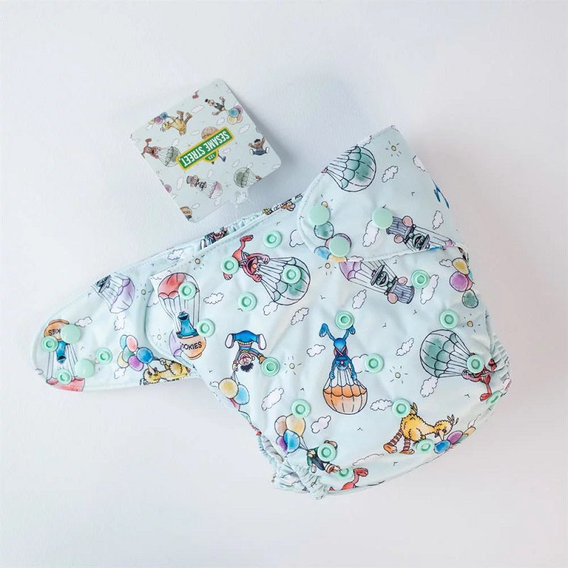 Monarch Ultimate Swim Nappy With Hook & Loop - Sesame Street Nostalgia