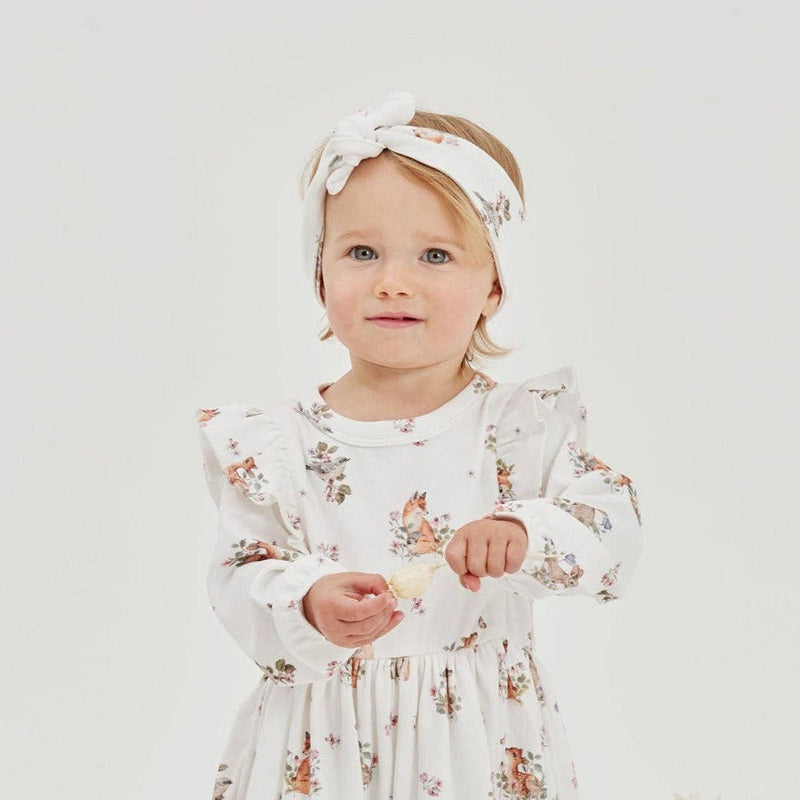 Aster & Oak Vintage Meadow Headband - White