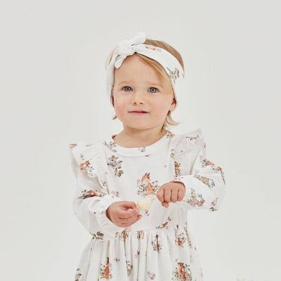 Aster & Oak Vintage Meadow Headband - White