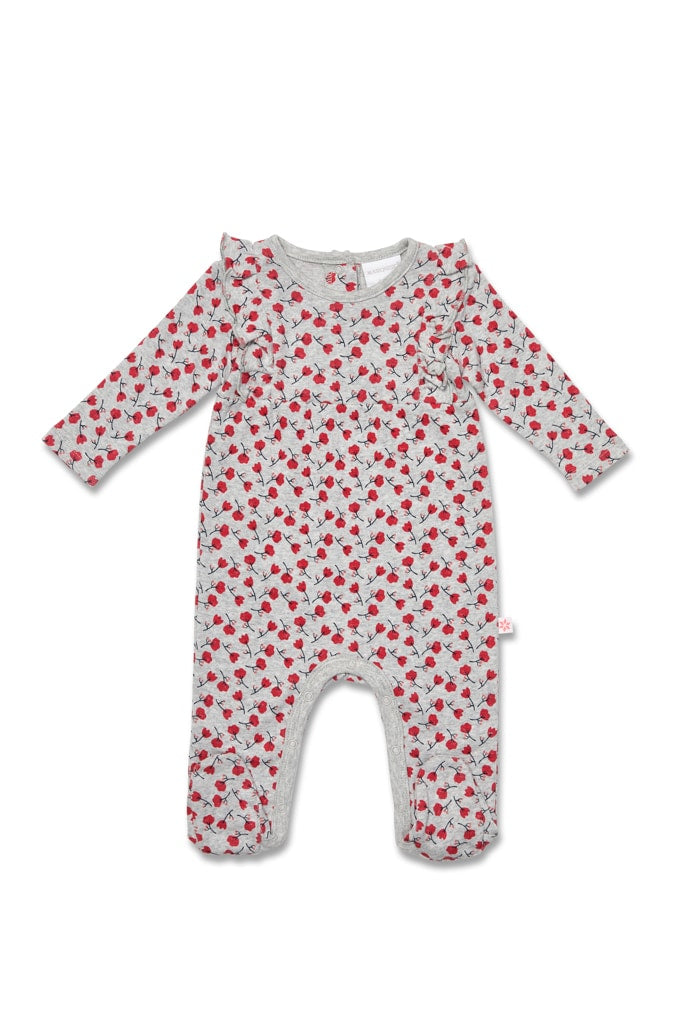Marquise Girls Mini Blossom Frilled Jumpsuit - Blossom Yar
