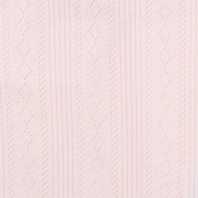 Bebe By Minihaha White Label Pink Organic Pointelle Legging