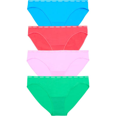 Bonds Womens Everyday Seamless Bikini 4 Pack - Multi