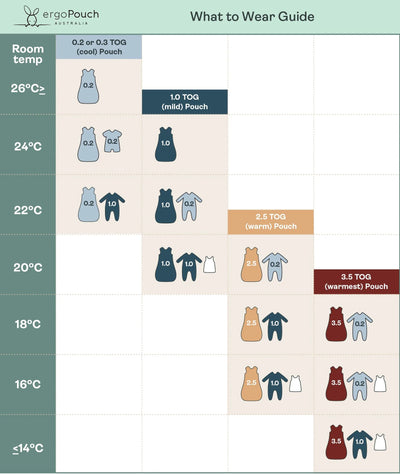 ergoPouch Australia Sleep Suit Bag 2.5 TOG - Party