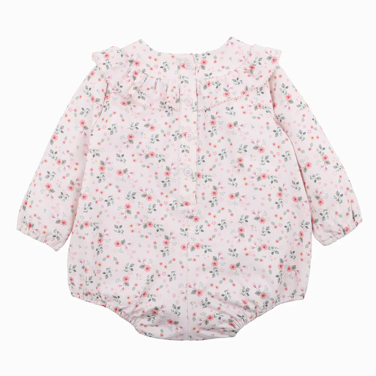 Bebe By Minihaha Noa Long Sleeve Ruffle Bodysuit