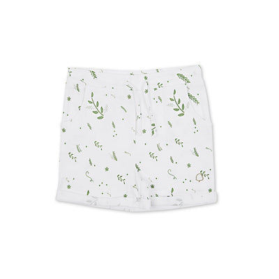 Texas Oak Xander Shorts - Green Leaves Print