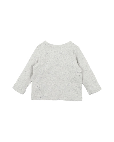 Bebe By Minihaha Blue Speckle Rib Tee