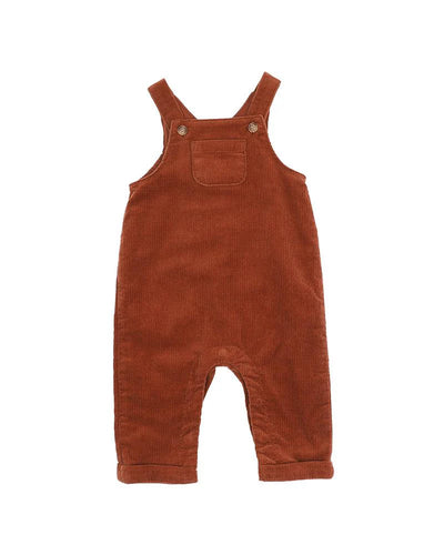 Bebe by Minihaha Toby Cord Overalls - Chestnut