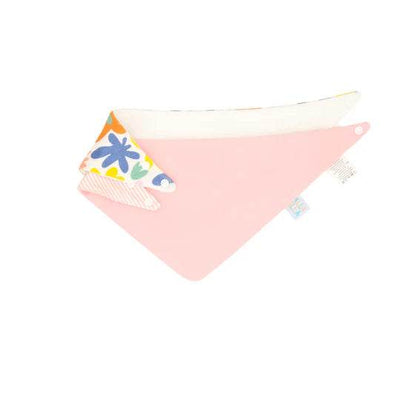 All 4 Ella Bandana Bibs 2 Pack - Bright Floral - Outlet Shop For Kids
