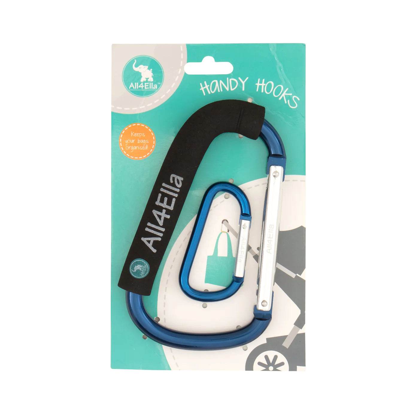 All 4 Ella Handy Hooks - Navy - Outlet Shop For Kids