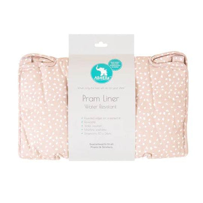 All 4 Ella Pram Liner - Beige Dots - Outlet Shop For Kids