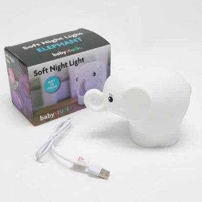 Baby Studio Soft Silicon Night Light - Elephant - Outlet Shop For Kids