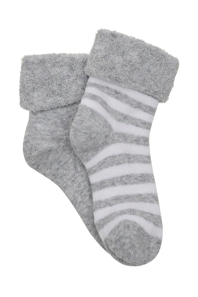 Bonds Baby WonderSocks 2 Pack - Grey