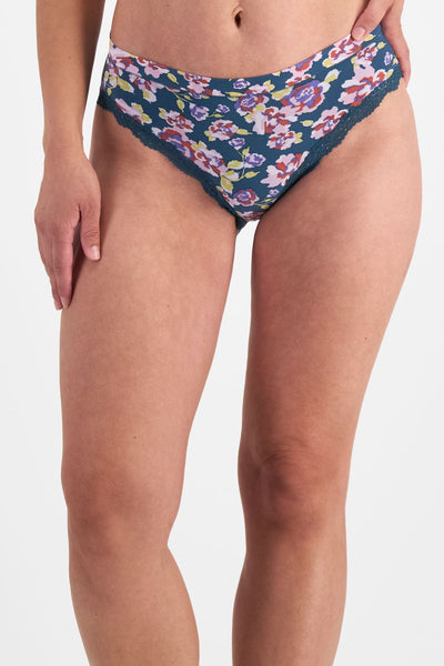 Berlei Barely There Luxe Bikini - Winter Rose Garden