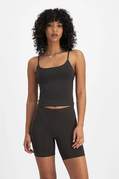 Bonds Womens Bases Seamless Short - Dusted Black